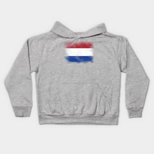 Holland flag isolated Kids Hoodie